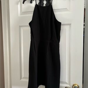 Cute black dress, high neck